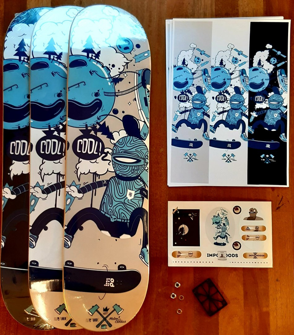 Skateboard - deska skateboardowa Impo Skateboard - deska skateboardowa Impo