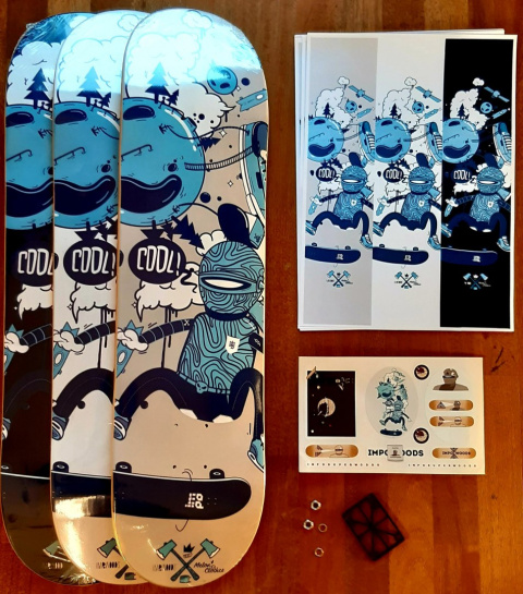 Skateboard - deska skateboardowa Impo Skateboard - deska skateboardowa Impo