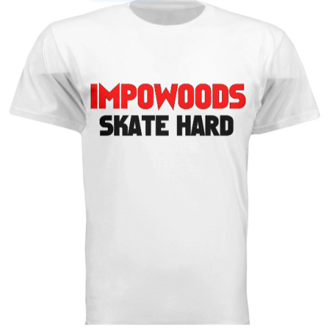 Koszulka Skate hard - IMPOWOODS