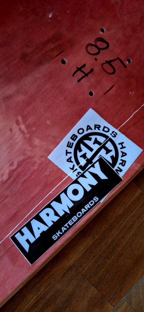 Skateboard - deck 8.5 Harmony skateboards logo Skateboard - deck 8.5 Harmony skateboards logo